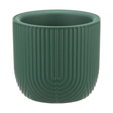 Кашпо 1л 150мм пластик РАМОНА со вставкой нефритовый (12)