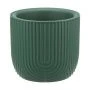 Кашпо 1л 150мм пластик РАМОНА со вставкой нефритовый (12)