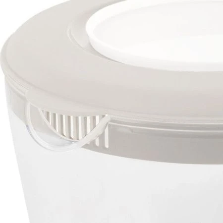 Емкость для миксера 1,9л пластик HELSINKI мерная с крышкой пепельный жемчуг (12)