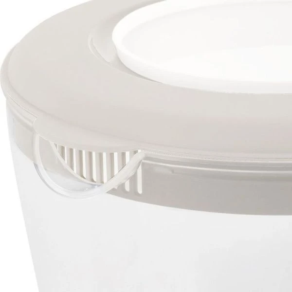 Емкость для миксера 1,9л пластик HELSINKI мерная с крышкой пепельный жемчуг (12)