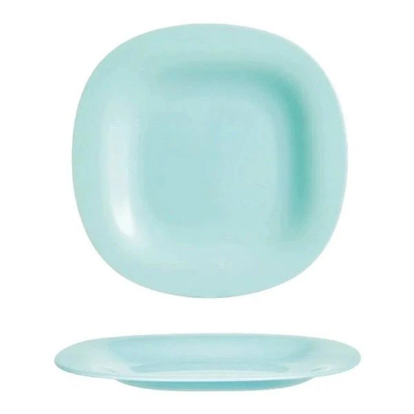 Тарелка мелкая 27см стеклокерамика КАРИН ЛАЙТ ТЮРКУАЗ обеденная P4127 (24)