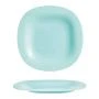 Тарелка мелкая 27см стеклокерамика КАРИН ЛАЙТ ТЮРКУАЗ обеденная P4127 (24)