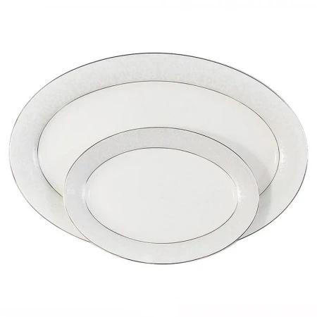 Столовый набор 27пр фарфор МЕЛИСЕНТА на 6 персон белый с серебристым кантом AL-14-310/27-E5 (2) Столовый набор 27пр фарфор МЕЛИСЕНТА на 6 персон белый с серебристым кантом AL-14-310/27-E5 (2)