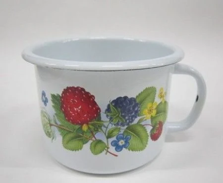 Кружка 1л эмаль ЛЕСНАЯ С-0107Б/4 (8)