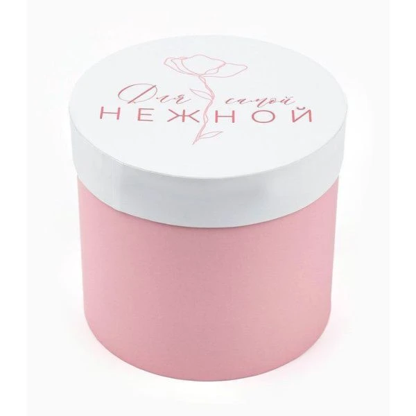 Коробка подарочная 14*13см картон Нежность