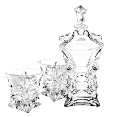 Набор для виски 7пр (графин 700мл, 6 стаканов 200мл) стекло JC-16176 (4)