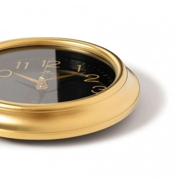 Часы настенные 21см пластик РУБИН Классика золото (10)