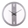 Часы настенные 32см металл РУБИН Классика открытая стрелка, серебряный (10)