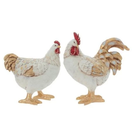 Фигурка декоративная Петух/Курица 18*9*20см, 2 вида (12)