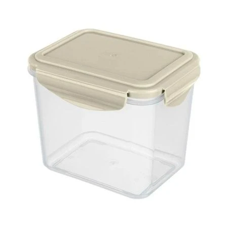 Контейнер пищевой СВЧ 900мл пластик SMART LOCK герметичный светло-серый 105*135*114мм (32)