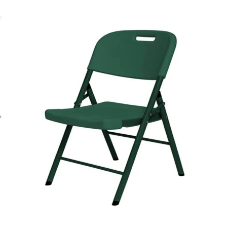 Стул складной со спинкой пластик 48*52*85см зеленый (max нагр. 150кг) СС-01 (4)