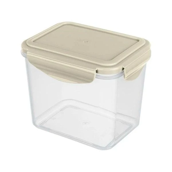 Контейнер пищевой СВЧ 900мл пластик SMART LOCK герметичный светло-серый 105*135*114мм (32)