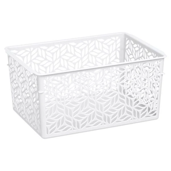 Корзина для хранения 3,2л 230*160*110мм пластик Linden белая (20) 221313229/01