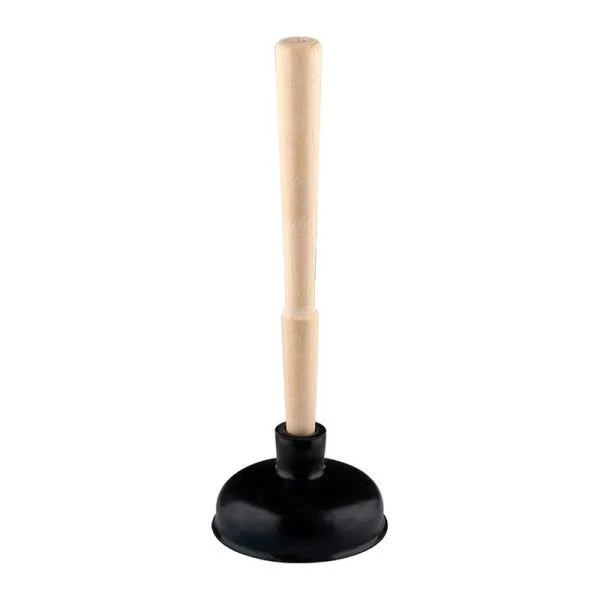 Вантуз 34см резина с деревянной ручкой (30)