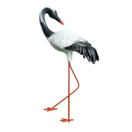 Фигурка садовая ЖУРАВЛЬ с загнутой шей 60см полистоун (1) Фигурка садовая ЖУРАВЛЬ с загнутой шей 60см полистоун (1)