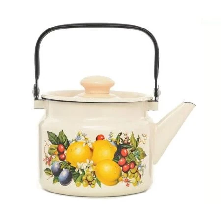 Чайник 3,5л эмаль ИЗОБИЛИЕ (4)