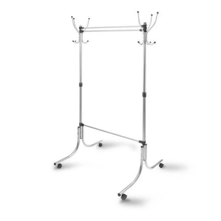 Вешалка гардеробная ВГ90-6 крючков 1160*765*1740мм металл серая (1)