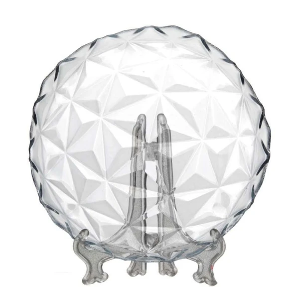 Тарелка мелкая 20см стекло ЭСТРЕЛЛА десертная (12) Тарелка мелкая 20см стекло ЭСТРЕЛЛА десертная (12)