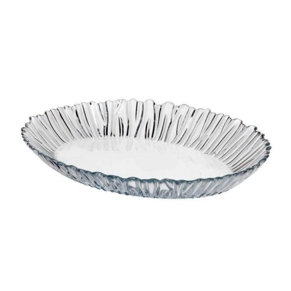 Блюдо 330*250мм стекло АВРОРА овальное без п/у (6)