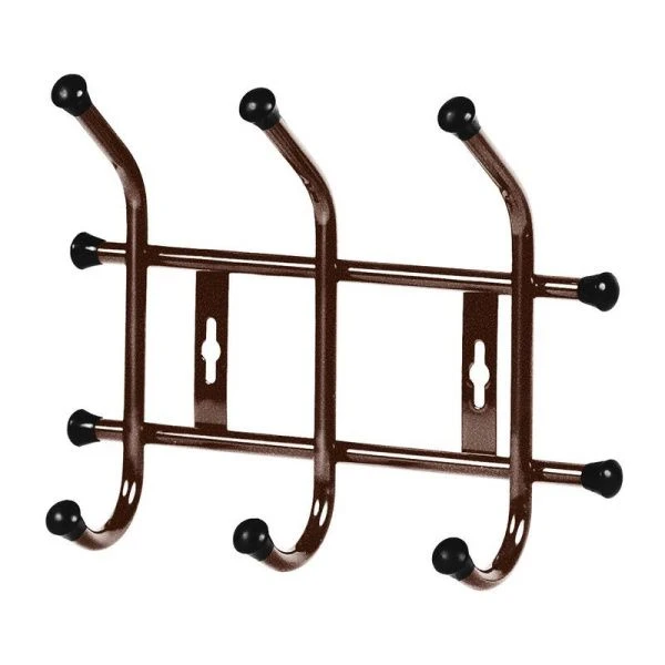 Вешалка 3 крючка настенная 276*215мм металл медный антик ВНТ3 (5) 1787