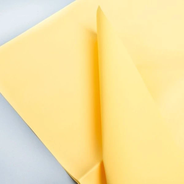 Пленка матовая полипропилен набор 10 листов 60мкм 58*58см манго (10)