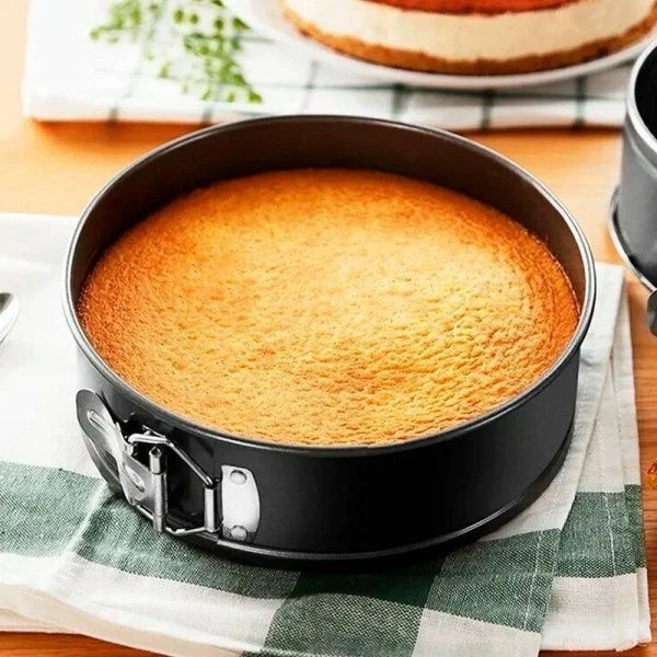 Форма для выпечки 22*6,8см угл.сталь разъемная KR-4003 (12) Форма для выпечки 22*6,8см угл.сталь разъемная KR-4003 (12)