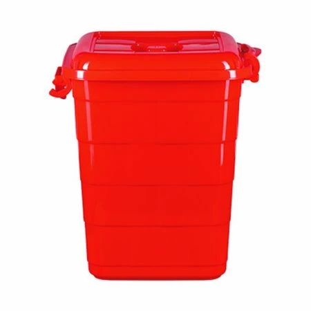 Бак 55л пластик пищевой Bricks красный (1)