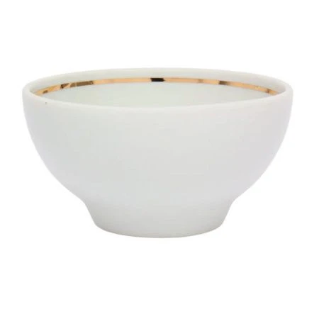 Пиала 170мл фарфор БЕЛЬЕ С ЗОЛОТОЙ ОТВОДКОЙ (20)