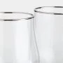 Стаканы набор 2шт 350мл стекло Rhapsody с серебристым кантом ANLAF-AT1241147