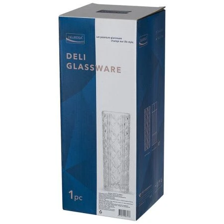 Ваза для цветов 30см d12,5см стекло Deli DSHP130-300D/L1 (6)