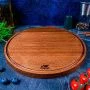 Доска разделочная 30*2см дуб круглая TIMBERRY (1)