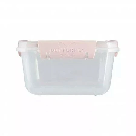 Контейнер пищевой 750мл 156*112*84мм пластик Butterfly BRIGHT герметичный розовый (16)