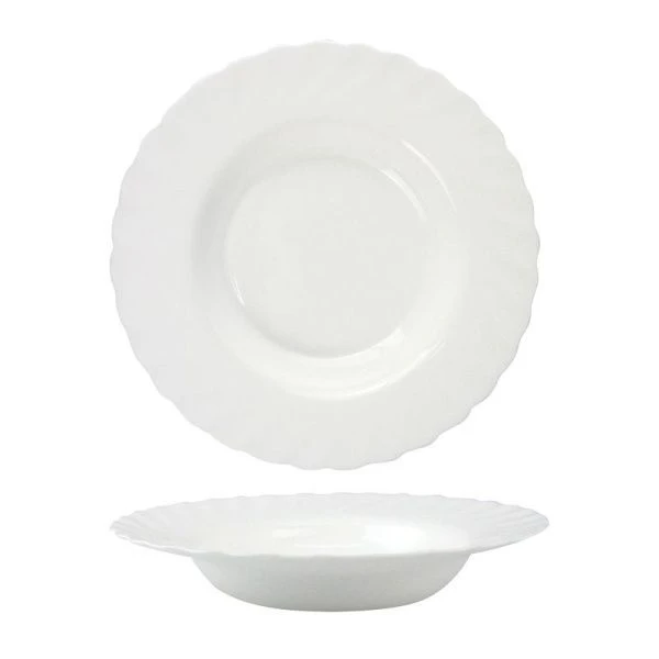 Тарелка глубокая 22,5см стеклокерамика ТРИАНОН E9648/H4123/N5016/N3646 (24)