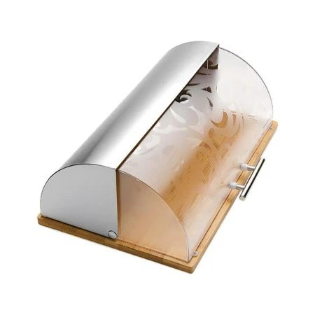 Хлебница 39*28см бамбук/нерж.сталь МВ24194 (4)