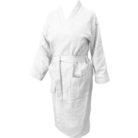 яяяХалат вафельный Montana белоснежный M