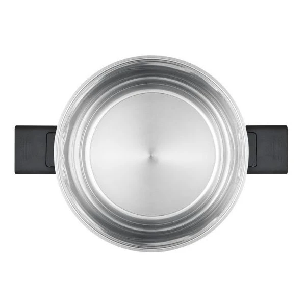 Кастрюля 5,8л h14см нерж.сталь ANSER со стекл.крышкой 24см (6)