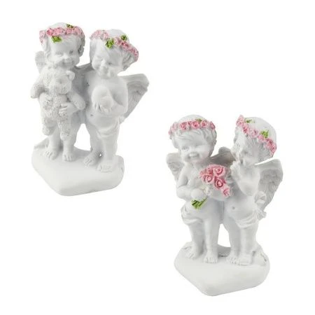 яяяСтатуэтка Ангелы полимер 6*5*9см, 2 вида (240)
