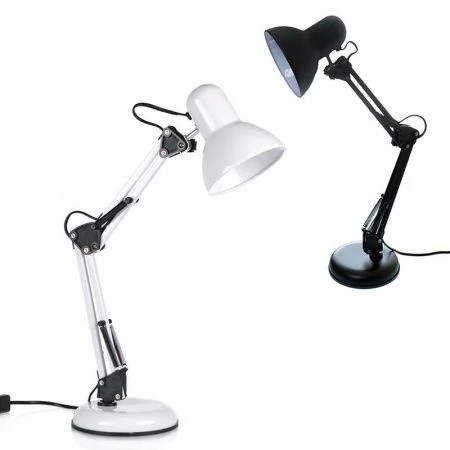 Лампа настольная шарнирная 54см металл/пластик черная 811 Ex27 (12)