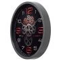 Часы настенные 30см пластик РУБИН Механика темно-серый (10)