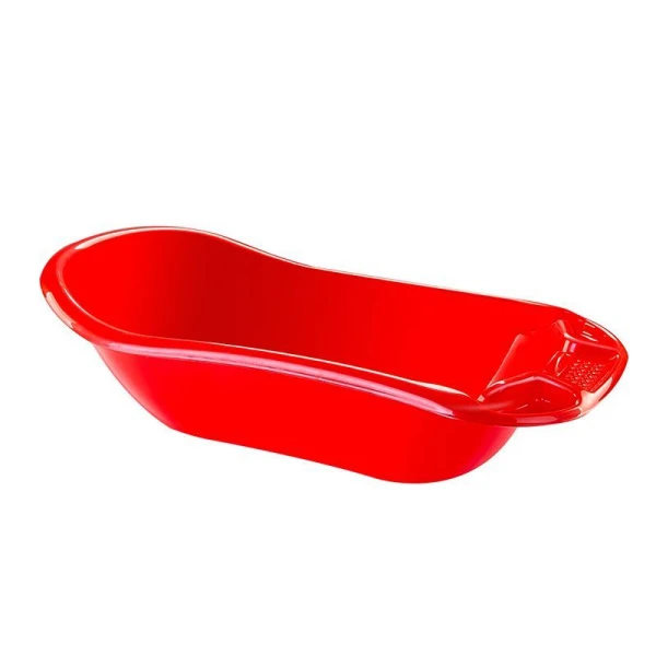 Ванночка детская 55л пластик ДУНЯ new красный 12001 (5)