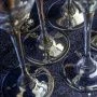 Бокалы для шампанского набор 6шт 160мл стекло ЗОЛОТИСТЫЙ ХАМЕЛЕОН (4)