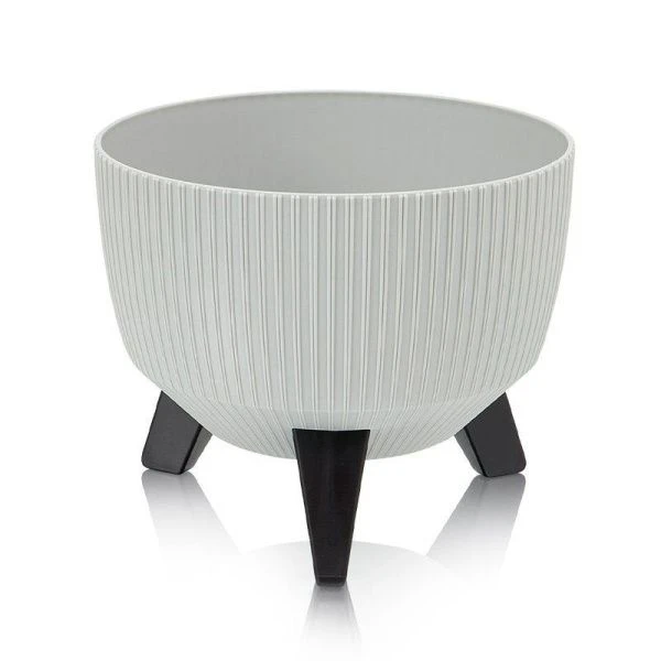 Кашпо 9,4л пластик Vinto светло-серый (5)