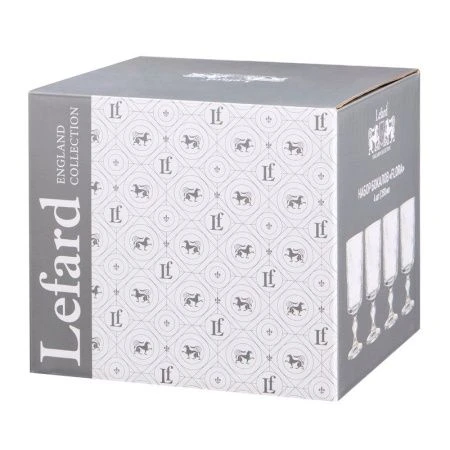 Бокалы набор 4шт 350мл стекло FLORA (6)