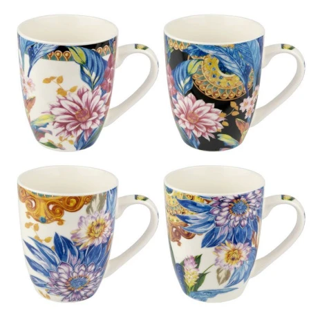 Кружка 380мл керамика 4 вида BMP4055-G/JC-10978 (48)