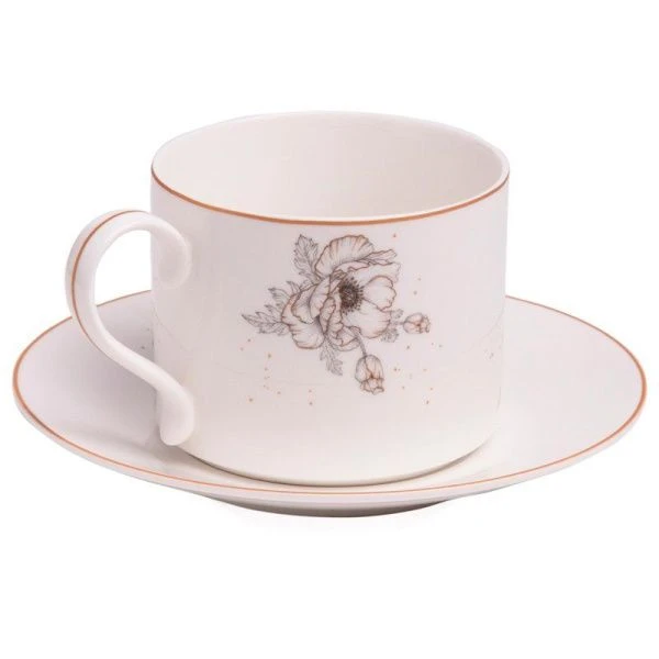 Чайный набор 2пр фарфор Top Style на 1 персону 300мл (36)