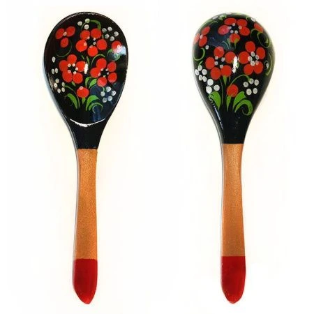 Ложка салатная 21*6см дерево Чернушка (1)