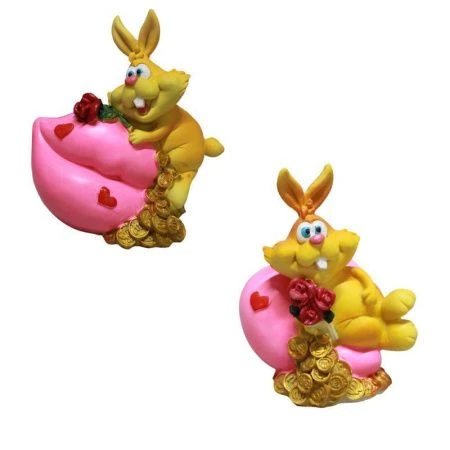 Копилка Кролик / Заяц Любовь полистоун 11см 4 вида Копилка Кролик / Заяц Любовь полистоун 11см 4 вида