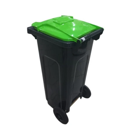 Бак для мусора 120л 48*55*100см пластик Profi на колесах антрацит (1) Бак для мусора 120л 48*55*100см пластик Profi на колесах антрацит (1)