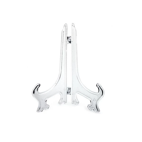 Подставка под тарелку декоративную набор 10шт 17,5см пластик прозрачная (100)