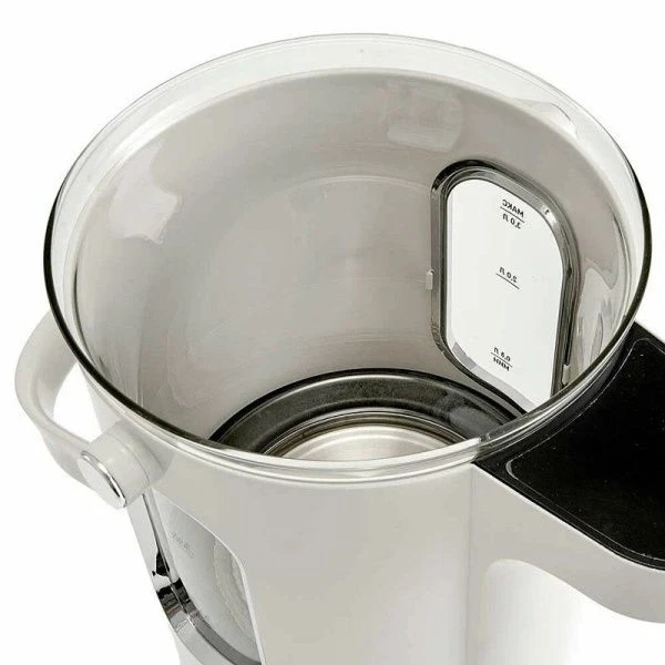 Чайник-термос 3л стекло DЕLTA LUX DE-1701 LCD дисплей, 1600 Вт, 13 режимов поддерж. t, белый  (4)